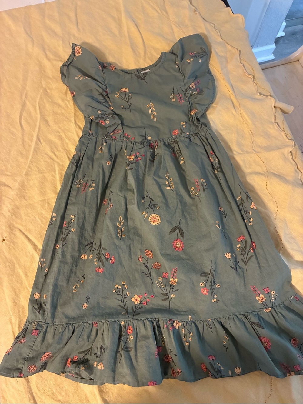 Carter’s Girls 5 Floral Ruffle Dress